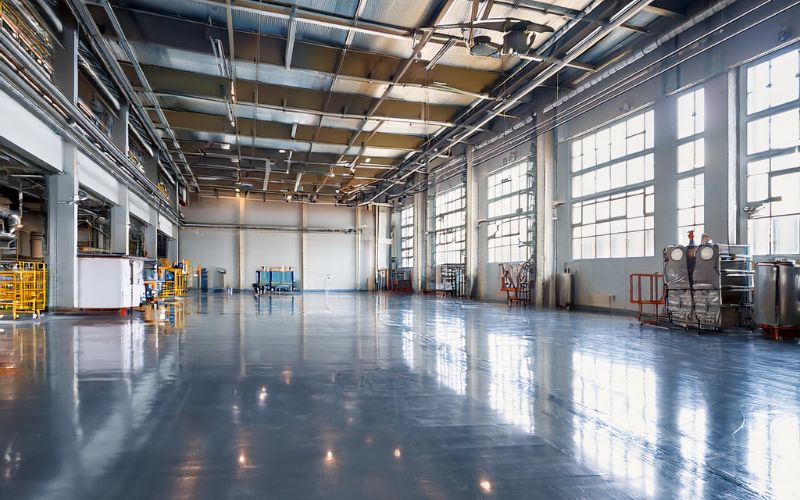Lagga Epoxigolv industribyggnad 7